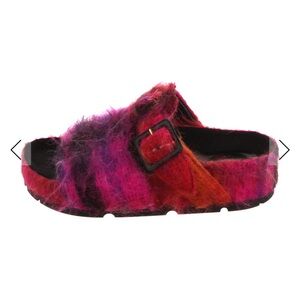 Celine Mohair Slides
